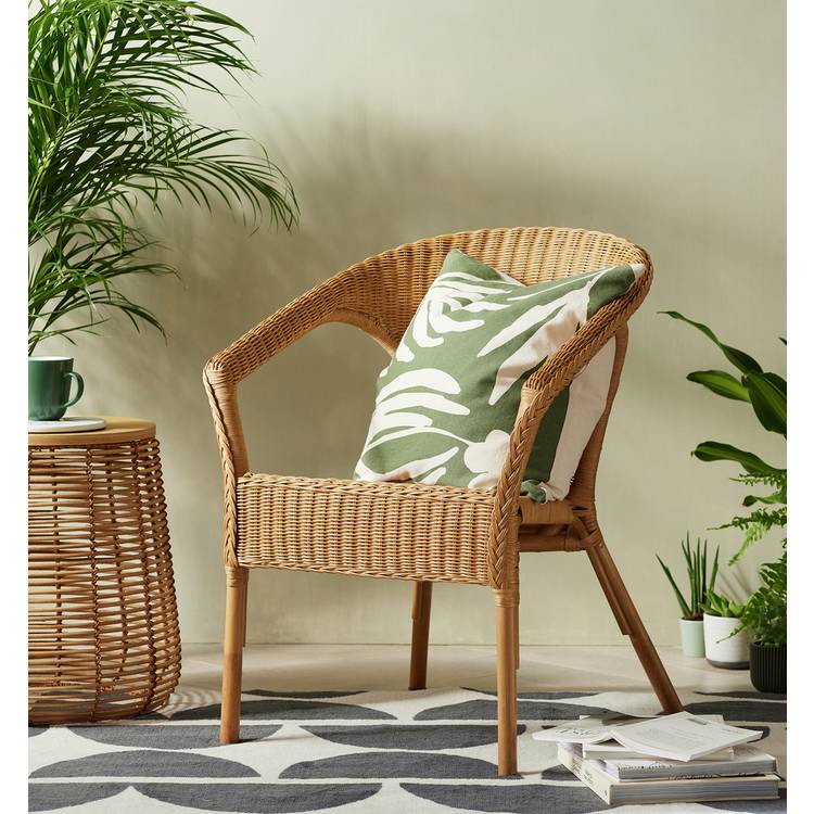 Habitat Abby Rattan Chair - Natural 0