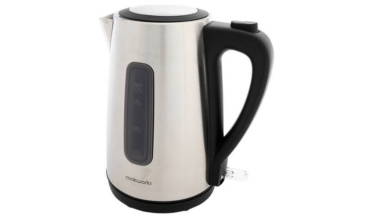 Buy Cookworks KE01410 CE Jug Kettle Silver Kettles Argos