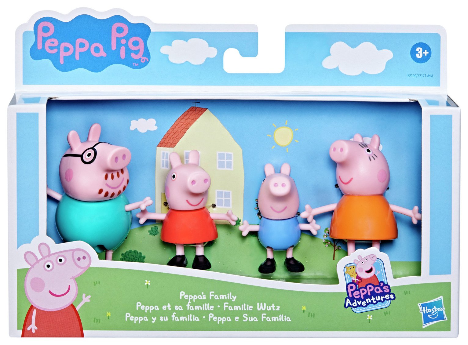 Peppa Pig Adventures Family Figure - Pack of 4