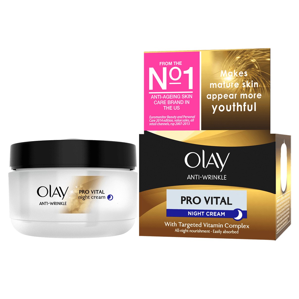 Olay Anti-Wrinkle Mature Skin Night Cream - 50ml