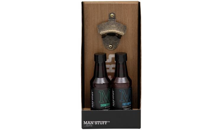 Man Stuff Bottle Opener Shower Gift Set