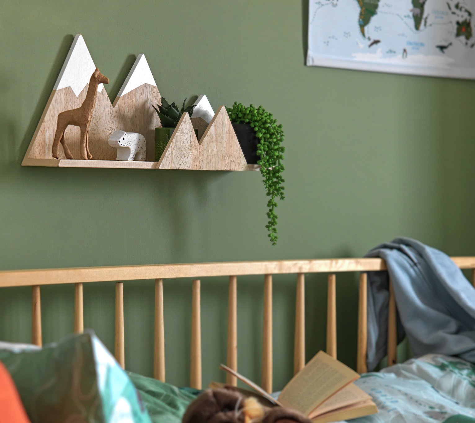 Habitat Kids Mountain Shape Wall Shelving Unit 