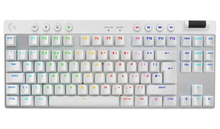 Logitech PRO X TKL Wireless Gaming Keyboard - White