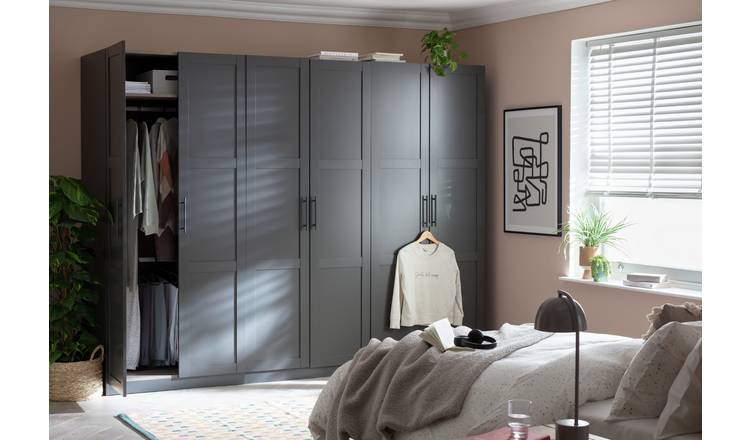 Panelled wardrobes deals