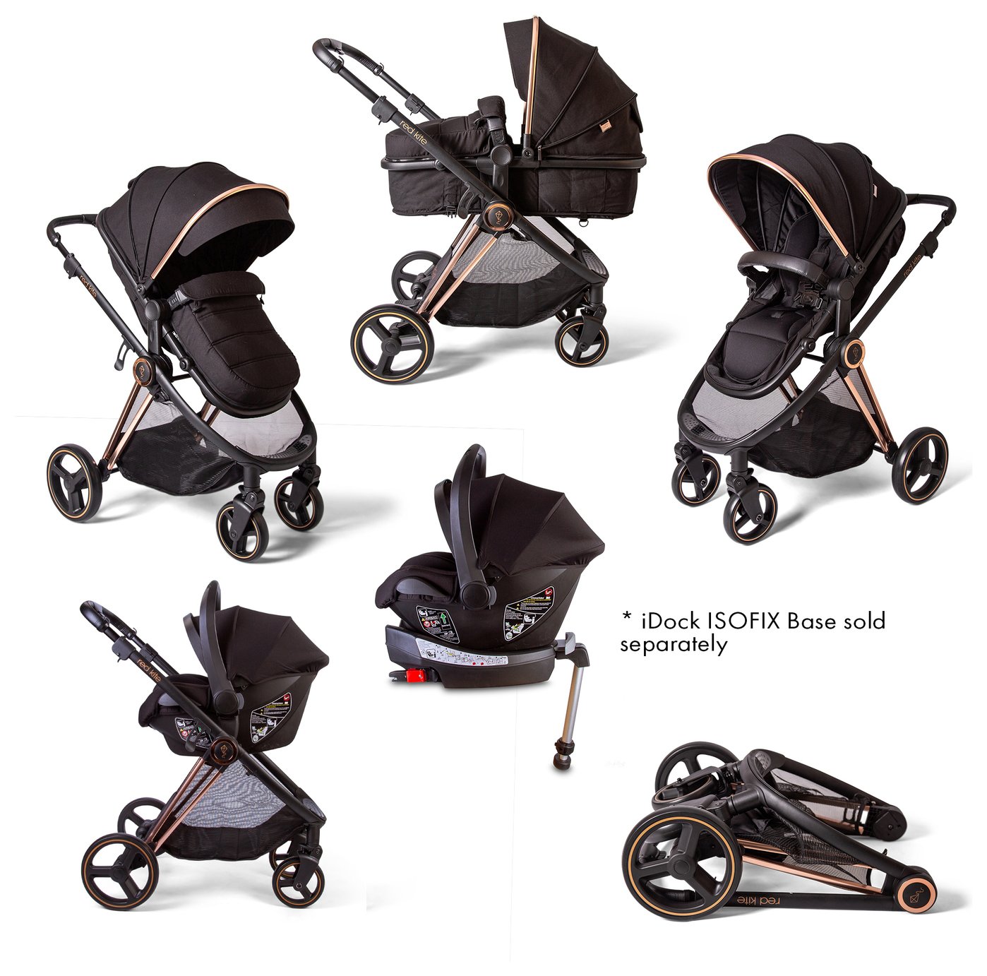 Red Kite Push Me Pace i Travel System - Amber