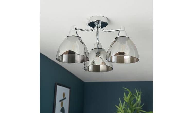 Grey deals chandelier argos