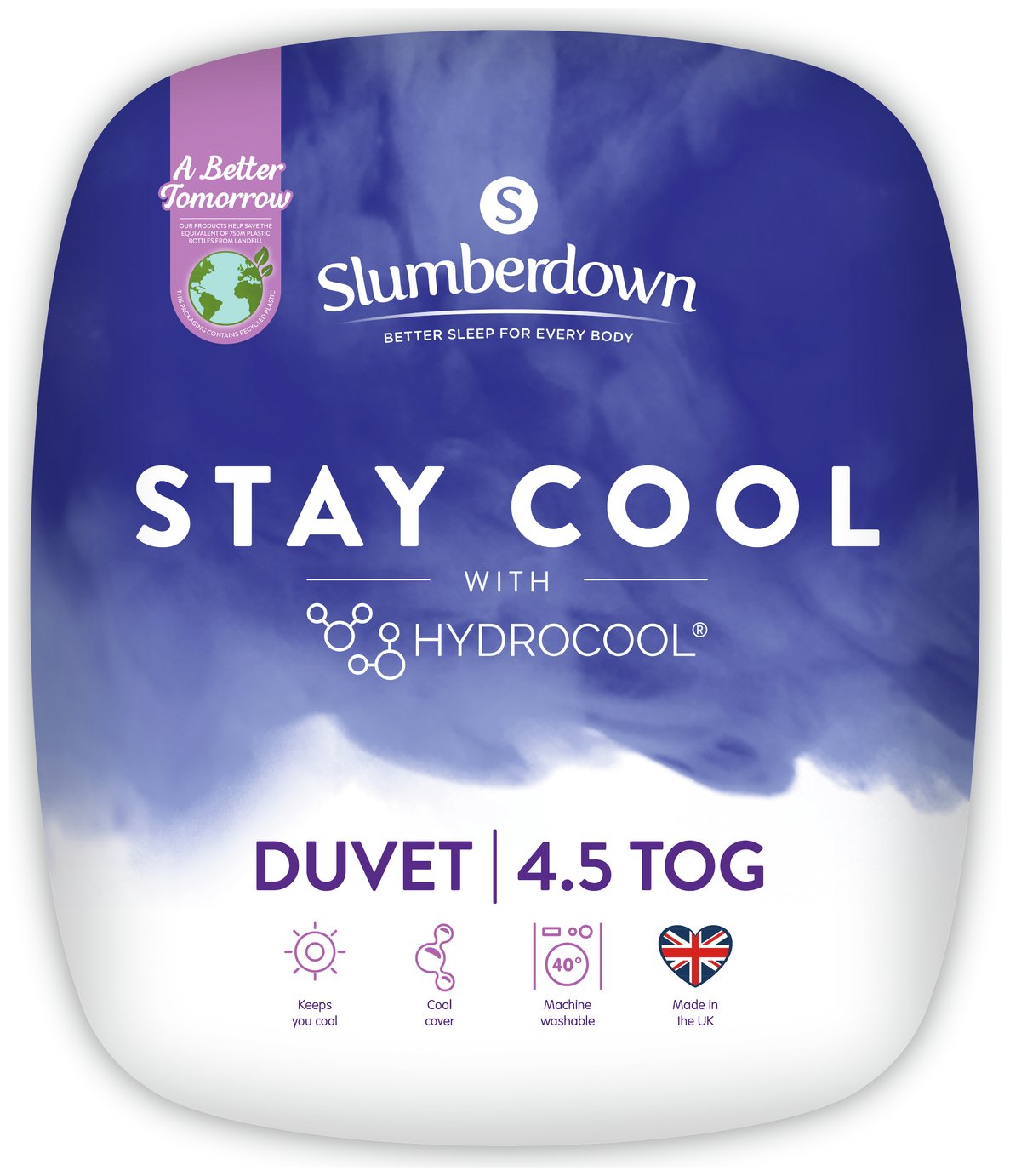 Slumberdown Stay Cool 4.5 Tog Duvet - Single