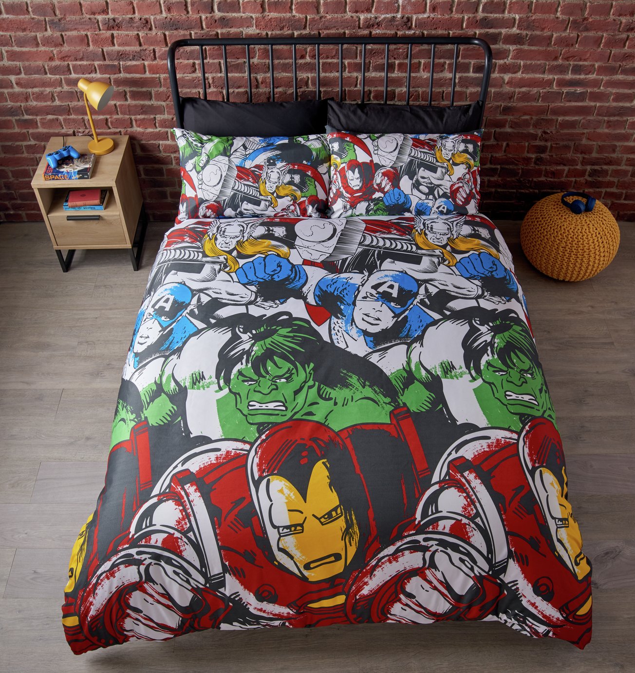 superhero double duvet cover