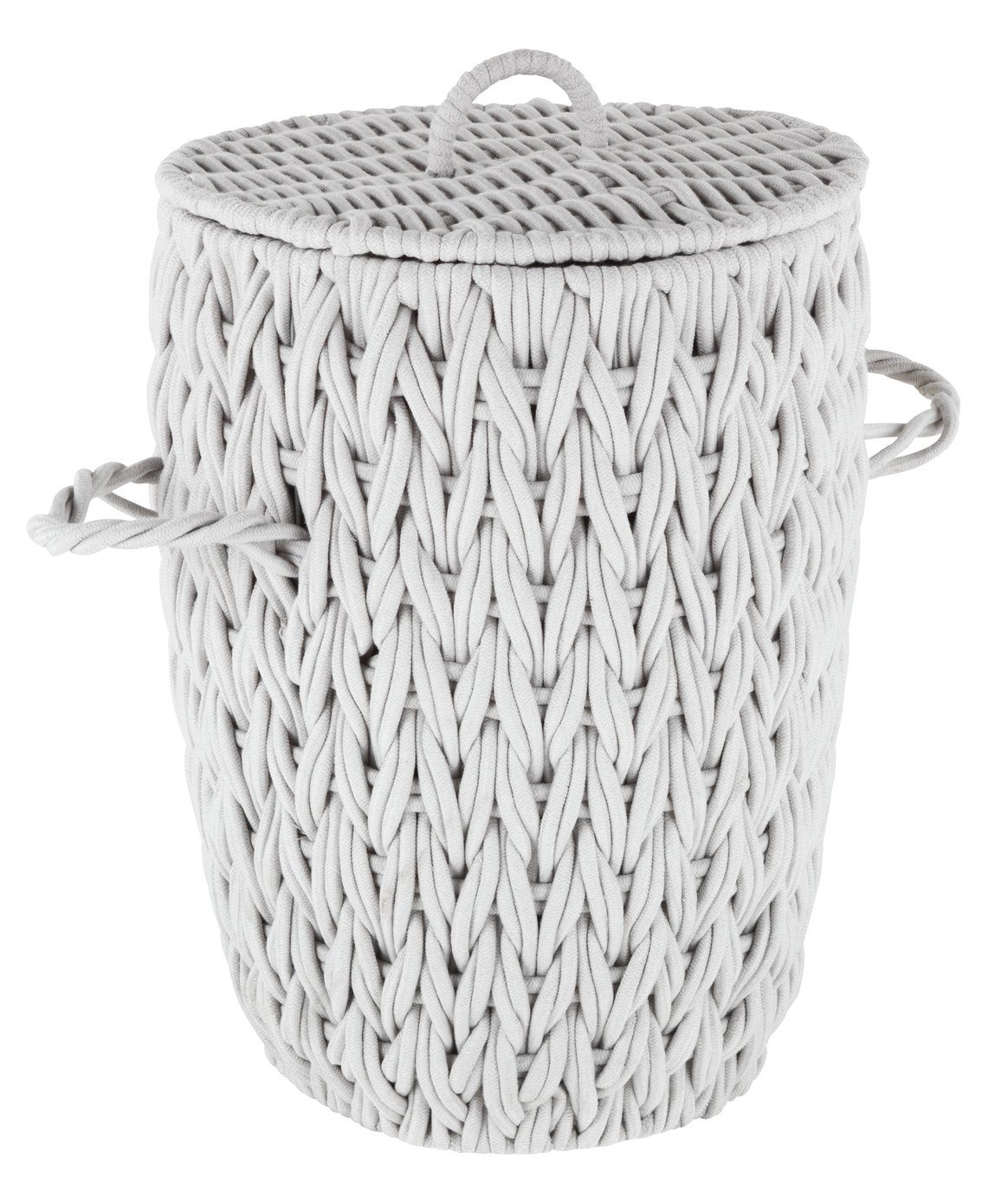 knitted rope basket