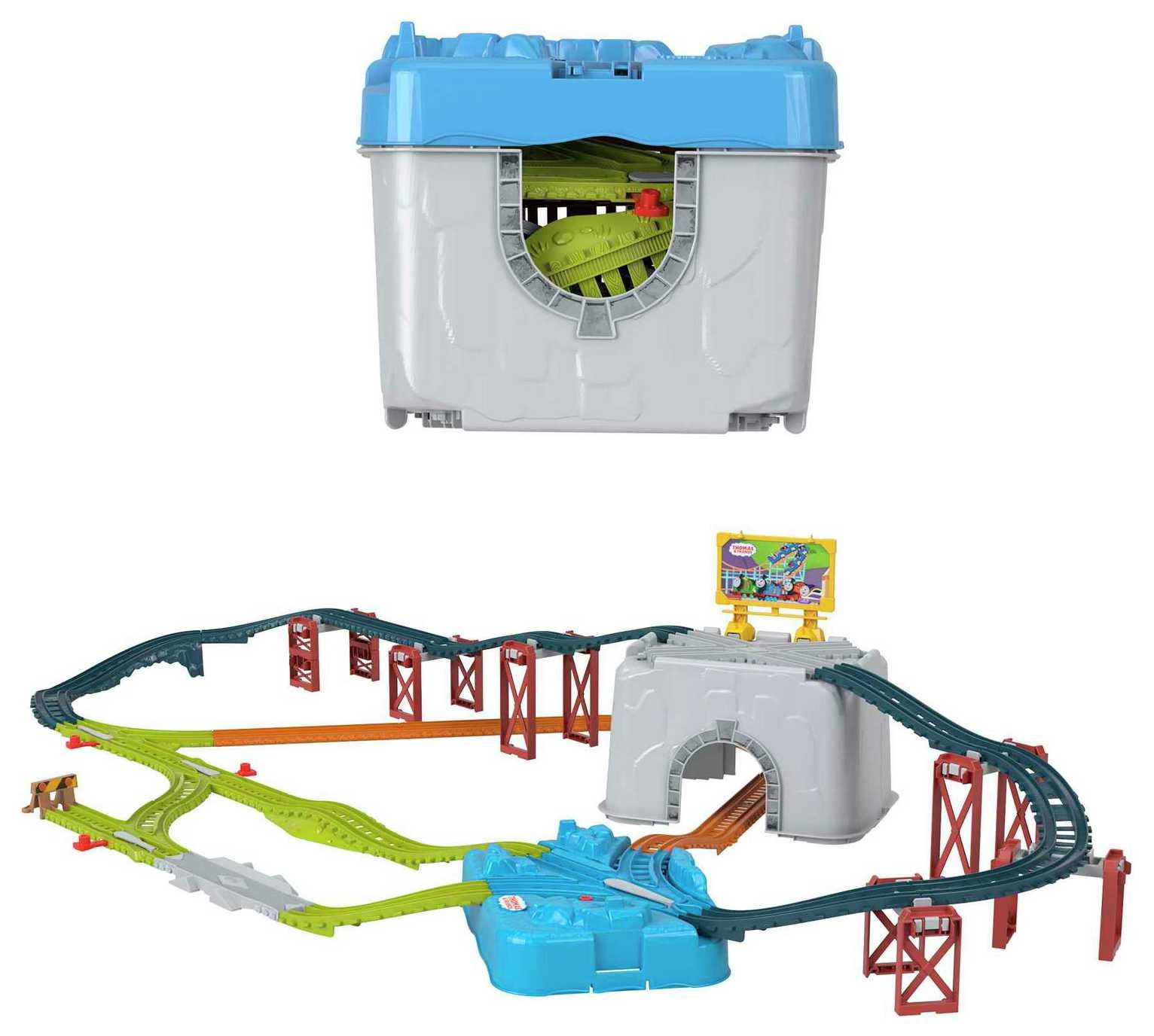 Thomas & Friends Connect & Build Train Track Bucket Set