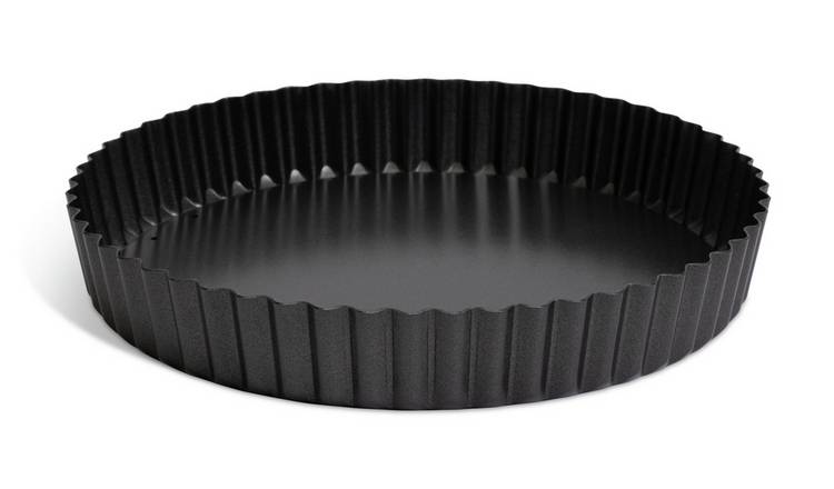 Habitat 23cm Non Stick Carbon Steel Quiche Tin