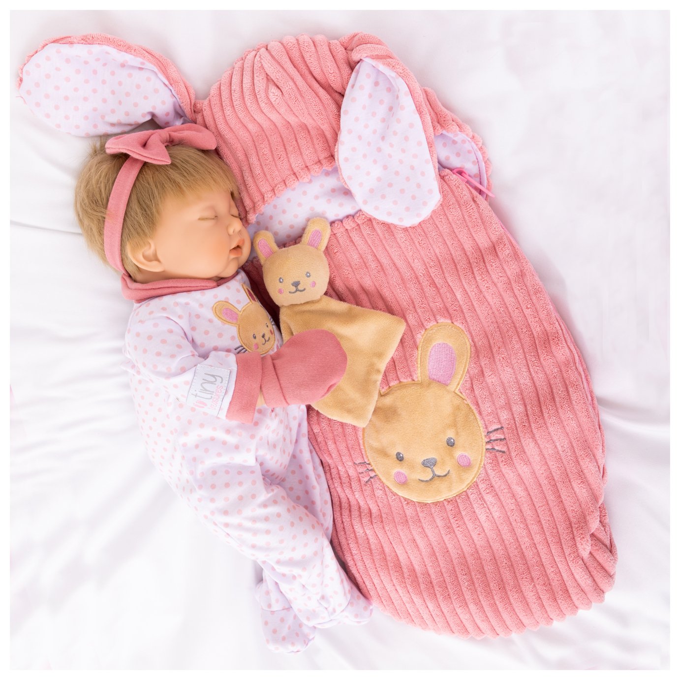 Tiny Treasures Little Sister Baby Doll - 17inch/44cm