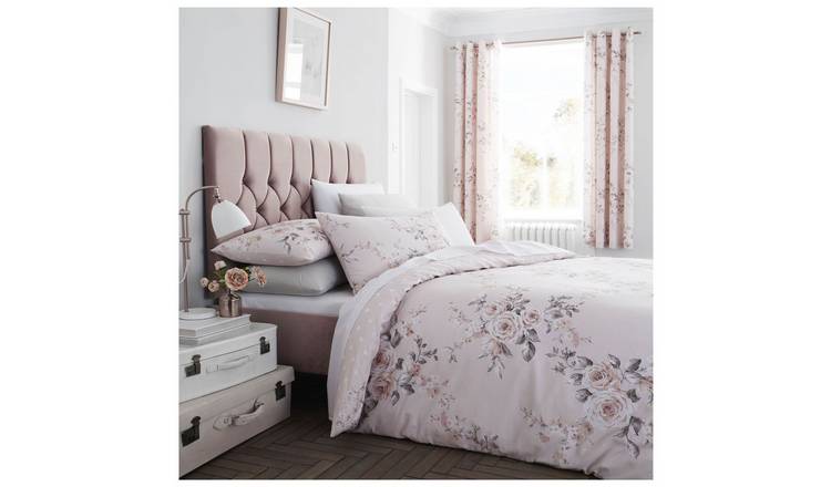 Catherine Lansfield Canterbury Blush Bedding Set - Double