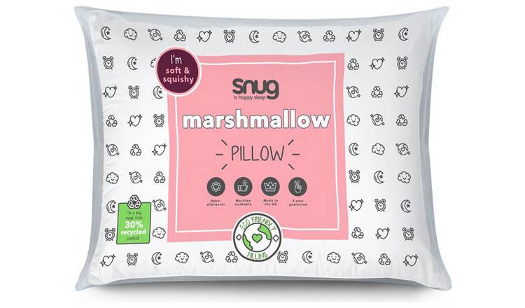 Buy Snug Marshmallow Hollowfibre Medium Soft Pillow Pillows Argos