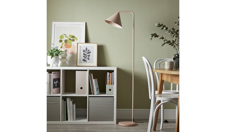 Habitat Cone Adjustable Floor Lamp - Rose