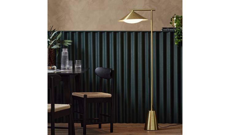 Gold floor outlet lamp argos