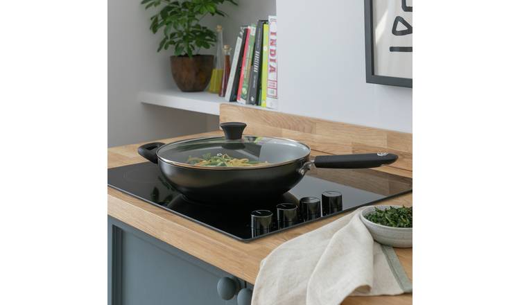 Habitat 30cm Non Stick Aluminium Stir Fry Pan