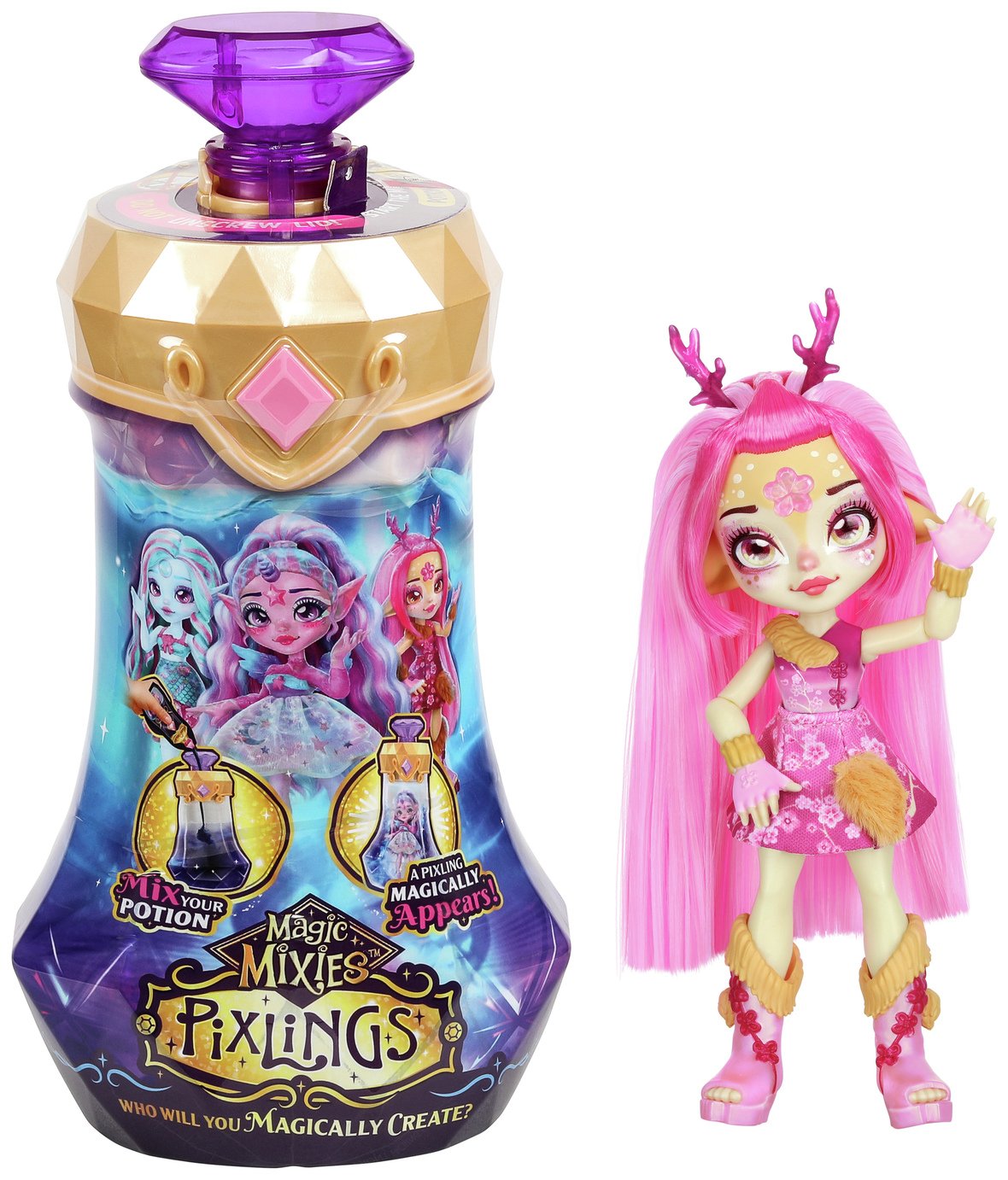 Magic Mixies Pixlings - Deerlee The Deer Pixling