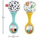 Argos Product Support for Fisher-Price Rattle 'n Rock Maracas Activity Toy  (324/7516)