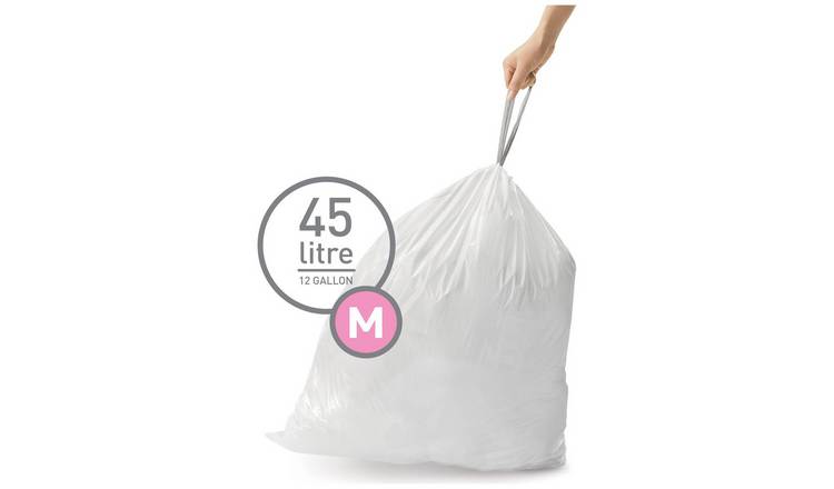 Simplehuman Custom Fit Trash Bags 50 Count - Code J Compatible, 50 Count -  Food 4 Less