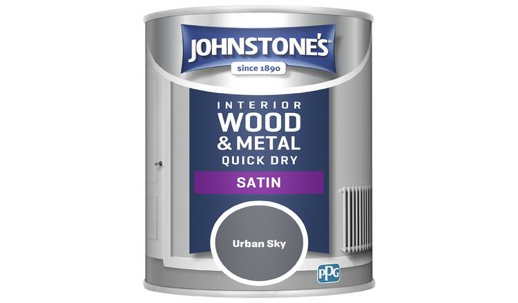 Johnstone's Quick Dry Satin Paint 750ML - Urban Sky