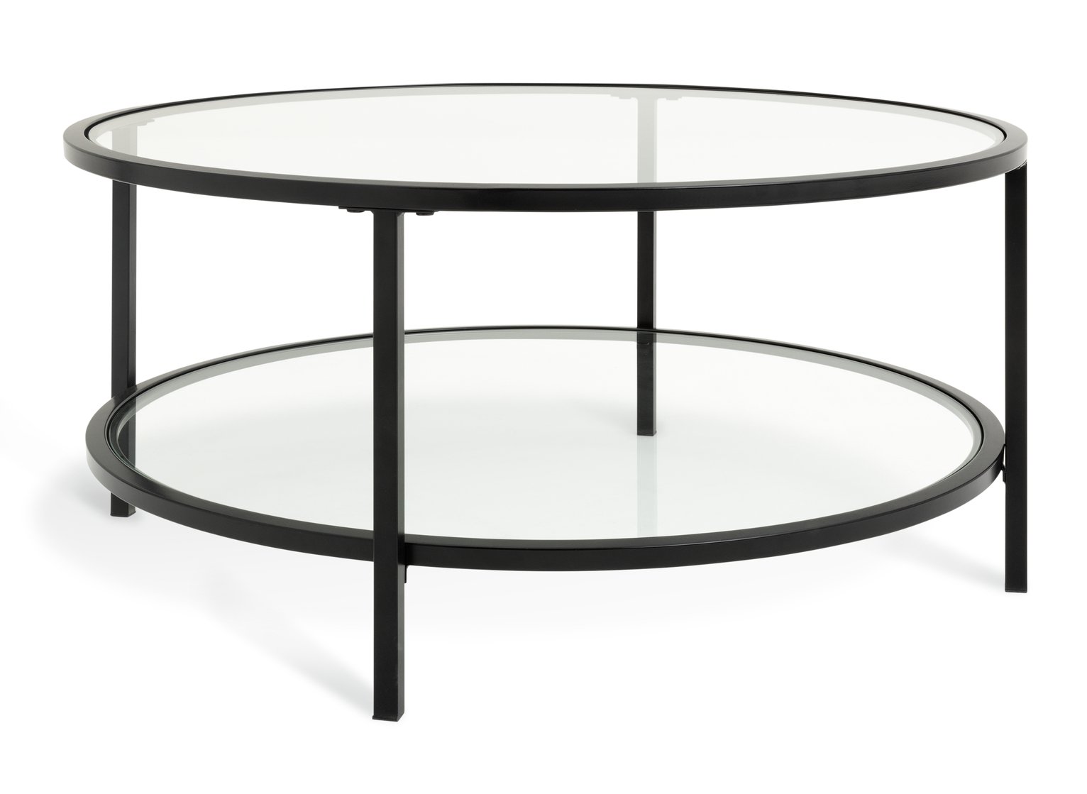 Habitat Boutique Round Coffee Table - Black