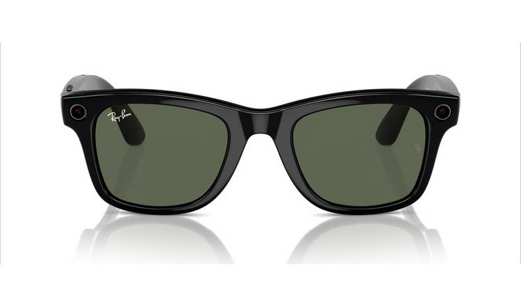 Buy Ray-Ban Meta Wayfarer L - Shiny Black, G15 Green | Smart glasses ...