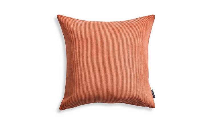 Orange throw hot sale cushions