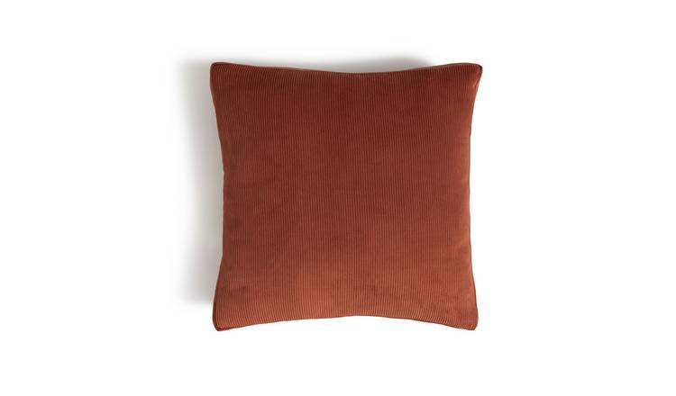 Habitat Cord Cushion Cover - Burnt Orange - 50x50cm