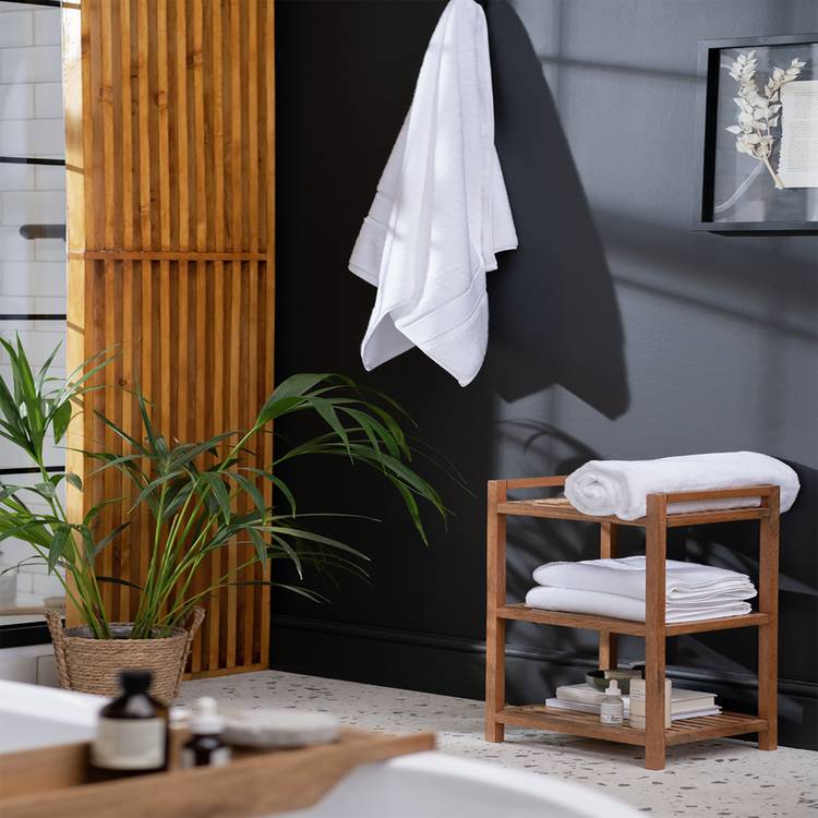 Habitat Cotton Supersoft 2 Pack Hand Towel - White 0