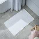 Buy Habitat Organic Waffle Bath Mat - White | Bath mats | Argos