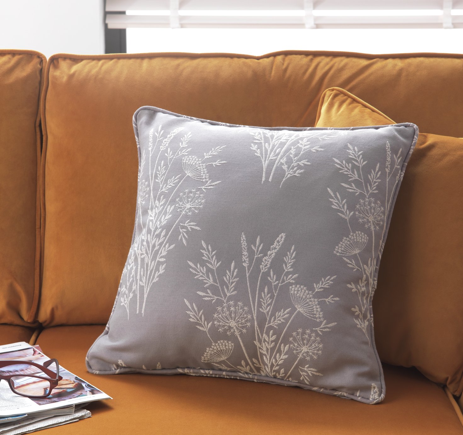 Argos Home Country Floral Jaqcuard Cushion Review