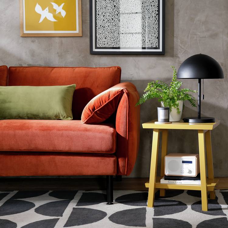 Habitat Kyoto Side Table - Yellow 0