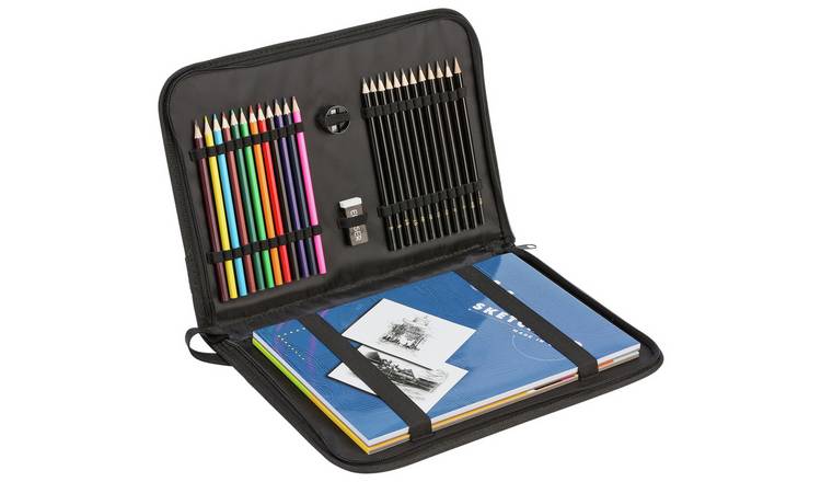 1 Set of 29 Pieces Safe Premium Sketch Drawing Pencils For