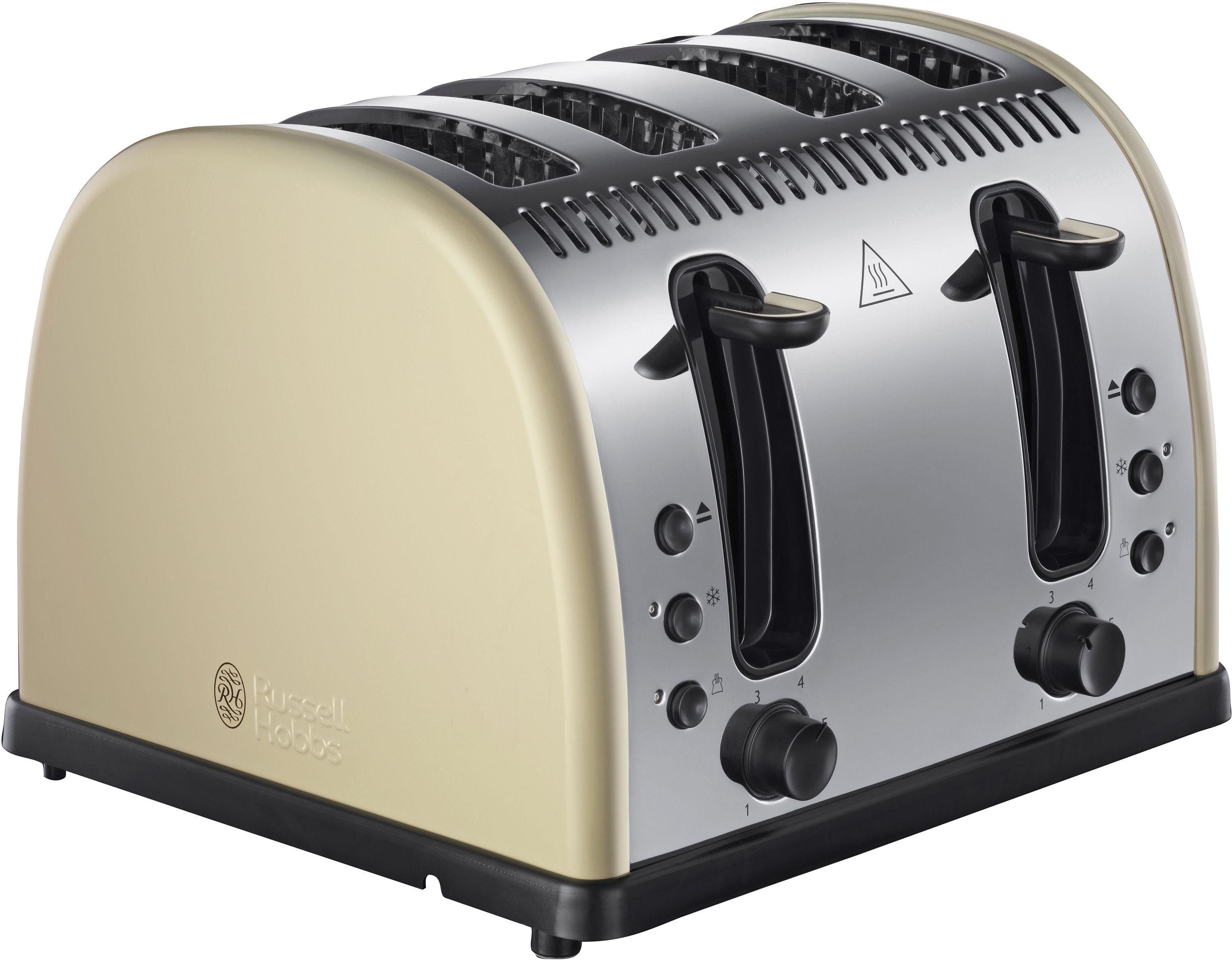 Russell Hobbs 21302 Legacy 4 Slice Toaster - Cream