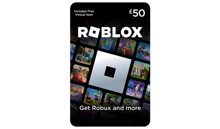Buy Roblox 50 GBP Gift Card, Gift cards