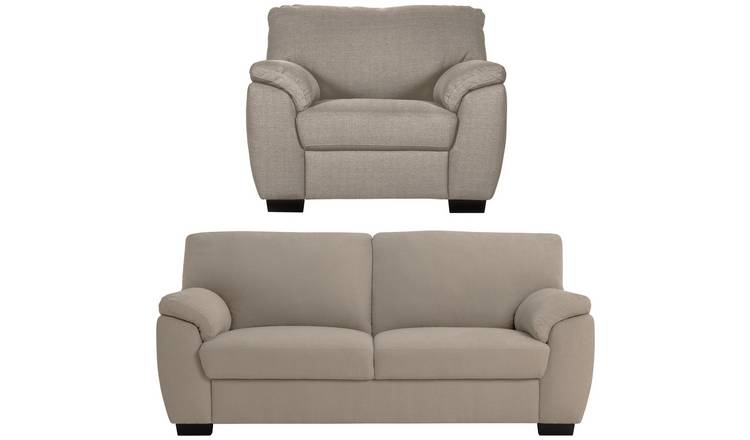 Argos leather sofas and chairs hot sale