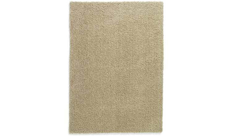 Habitat Cosy Nautral Shaggy Rug - 200x290cm
