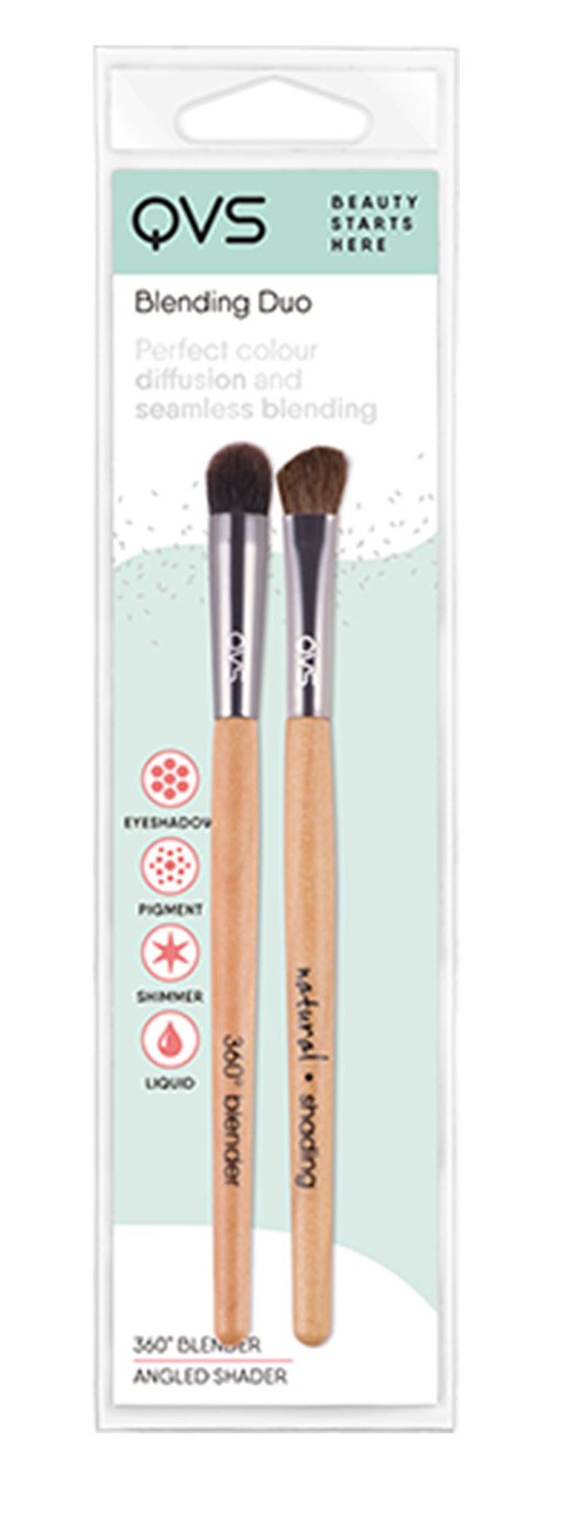 QVS Eyeshadow Blending Duo Brushes Reviews Updated July 2024