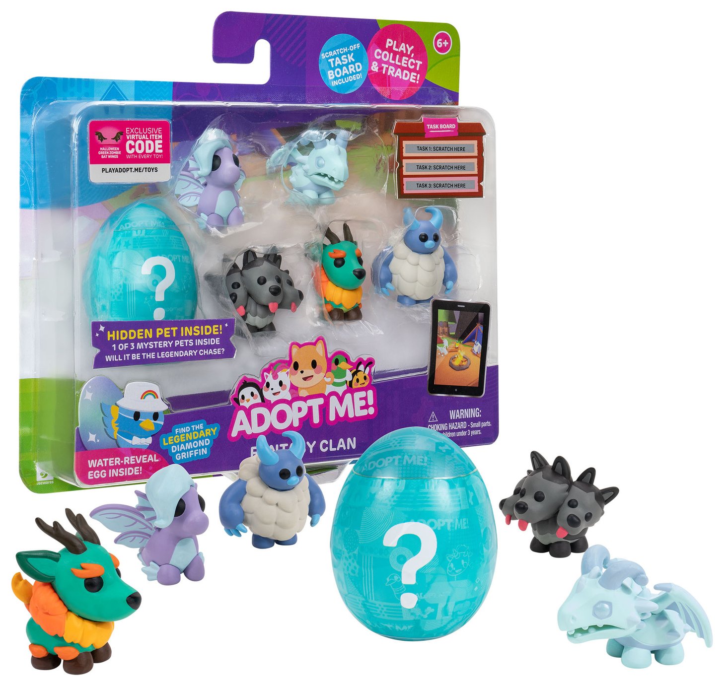 Adopt Me! 2-inch Multipack Fantasy Clan Wave 2 Pets 