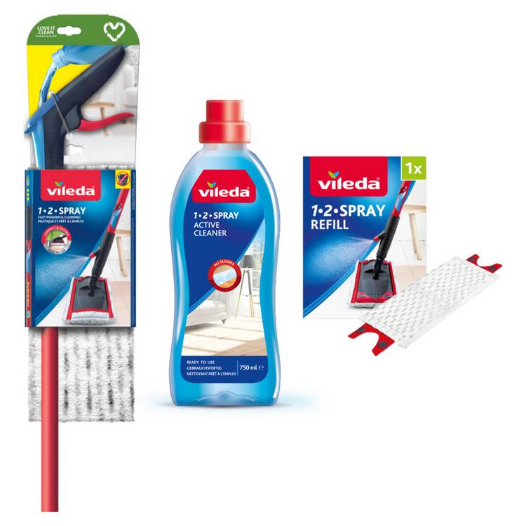 Vileda 1,2 Spray System Mop Kit 0