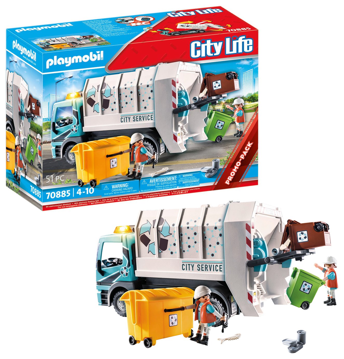 Citylife Playmobil 70885 Recycling Truck review