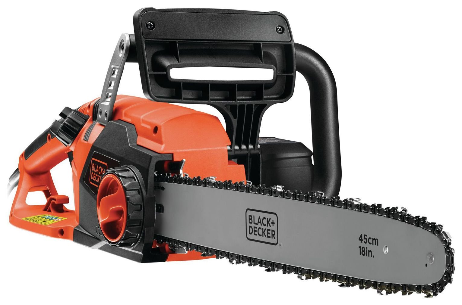 Black + Decker 45cm Corded Chainsaw - 2200W