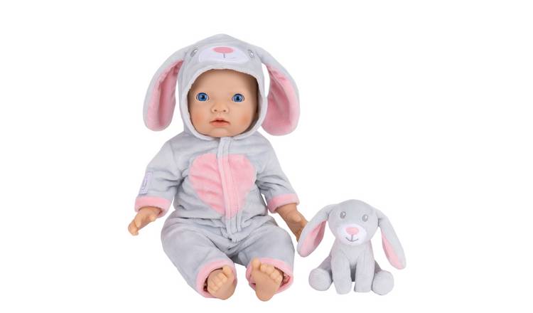 Tiny Treasures My First Baby Doll Bunny All In One Outfit