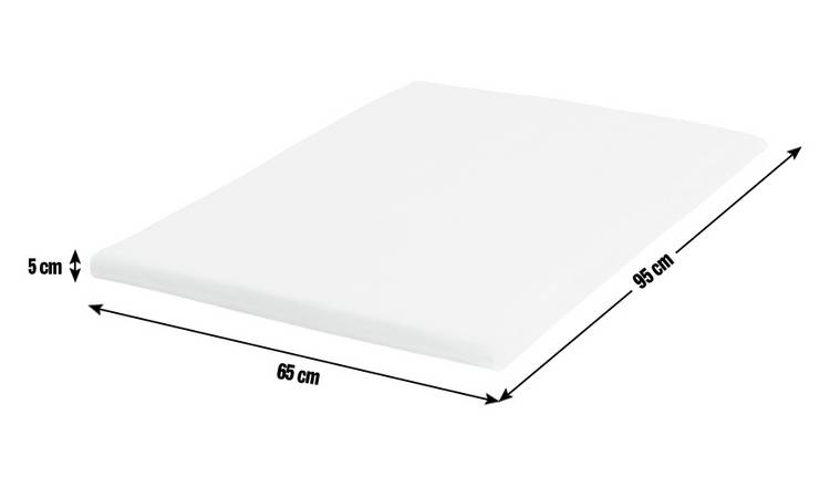 Travel cot mattress store 95 x 65