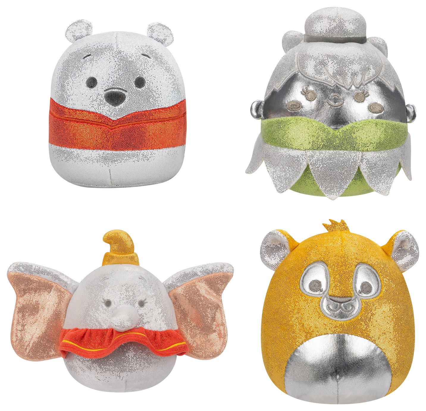 Original Squishmallows Disney100 5-inch 4-Pack Plush