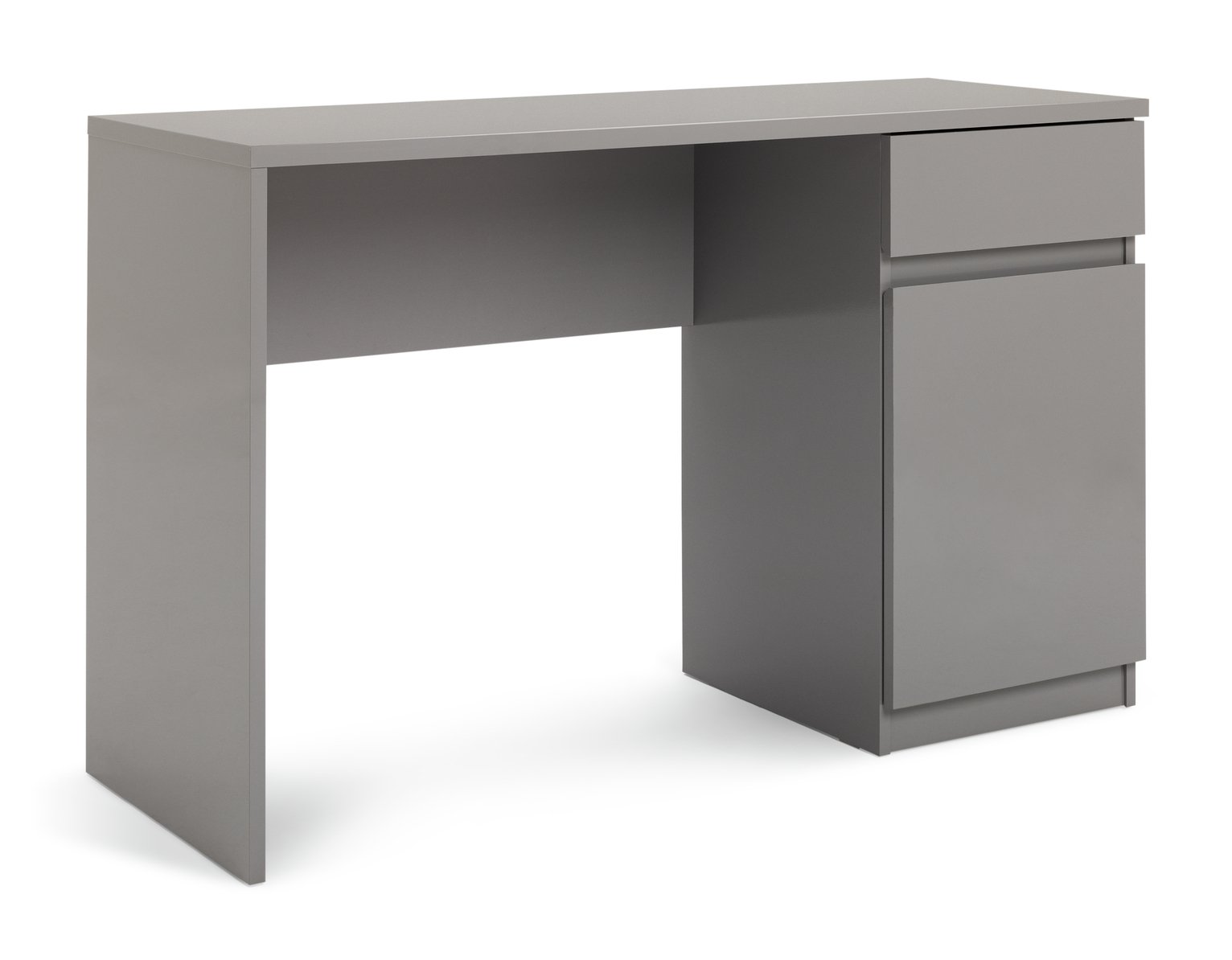 Habitat Jenson 1 Drawer Office Desk - Grey