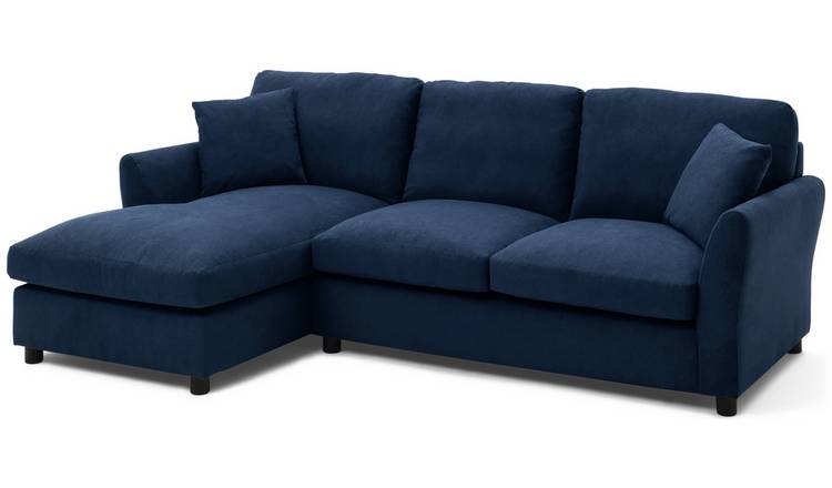 Argos shop navy sofa