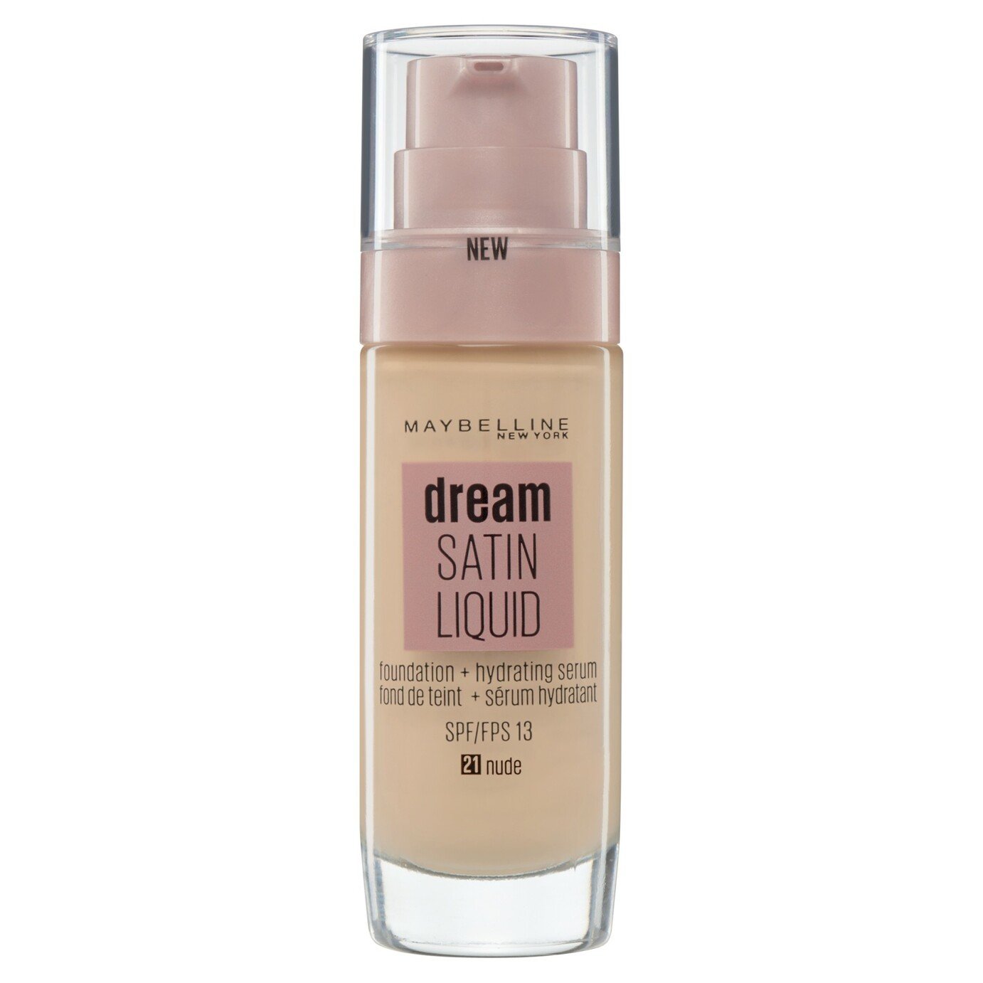 Maybelline Dream Radiant Liquid Foundation Nude 21 - 30ml