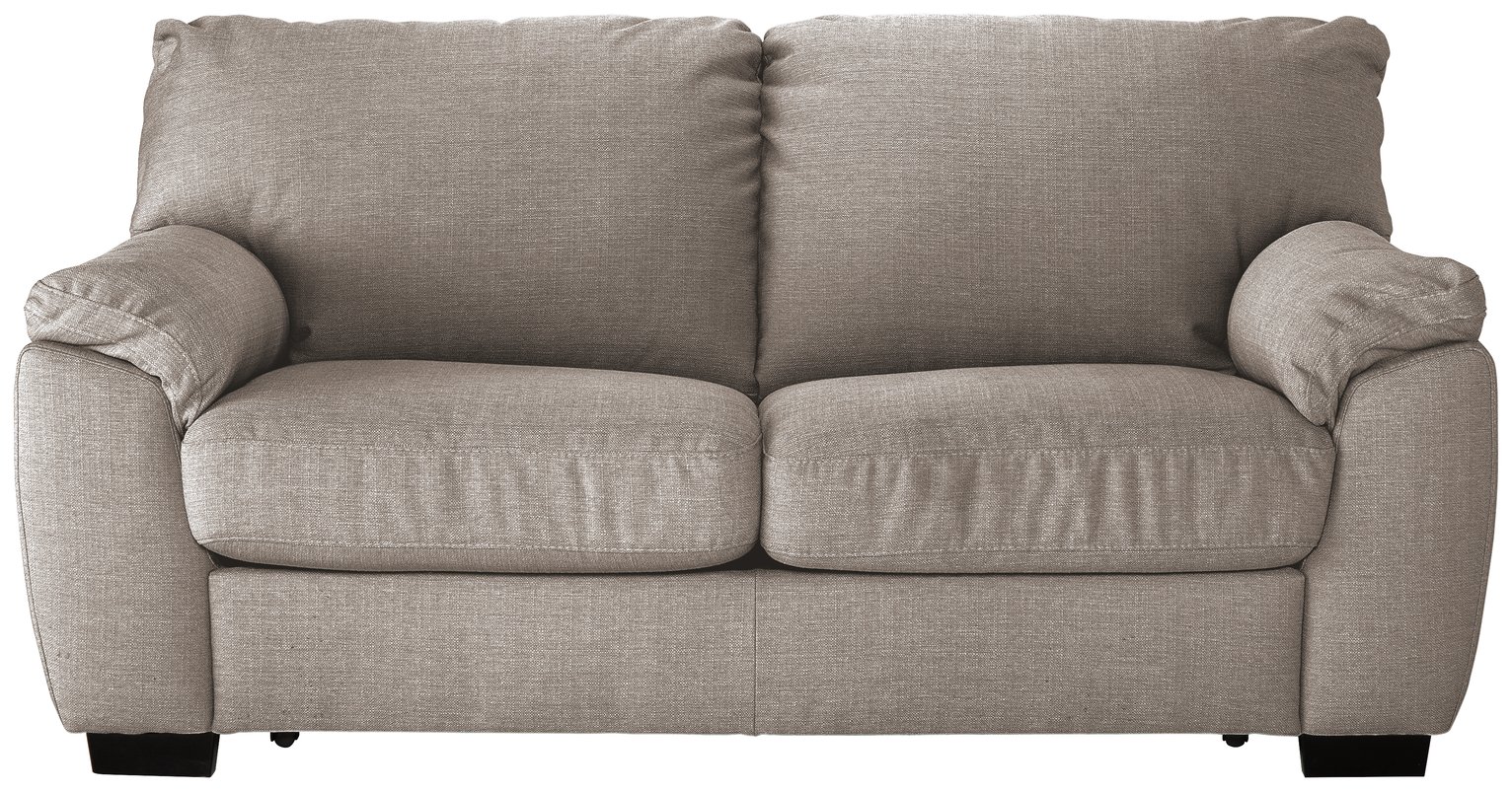 Argos Home Milano Fabric Sofa Bed - Natural